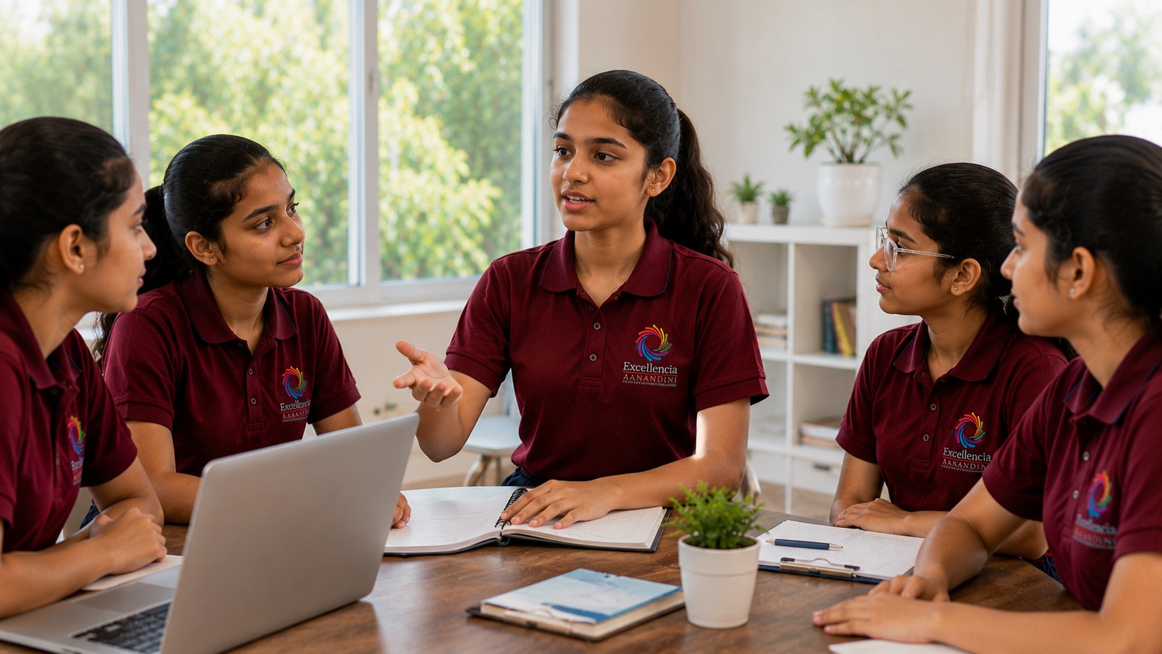 Girls taking on leadership roles