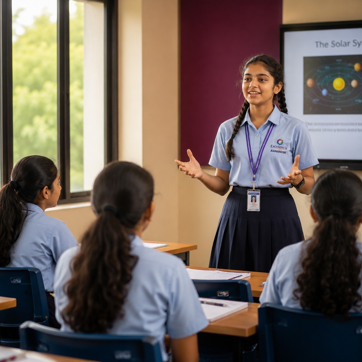 Excellencia Aanandini girls CBSE school campus