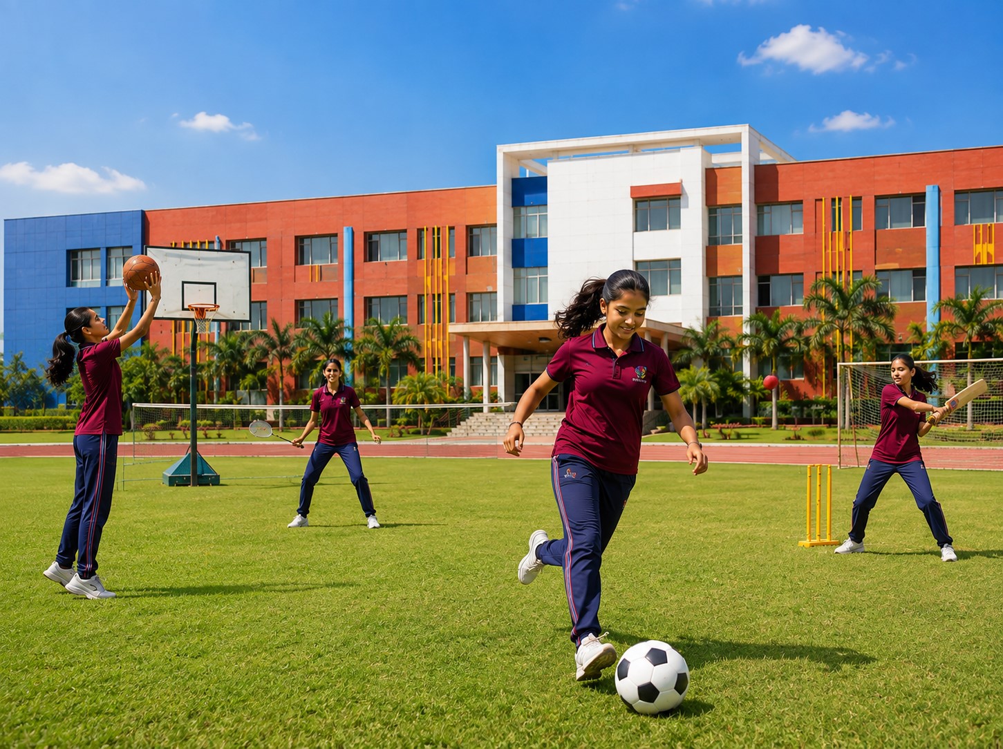 Sports facilities at Excellencia Aanandini